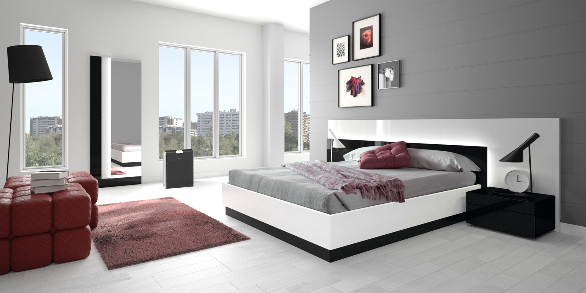 Simulated room view