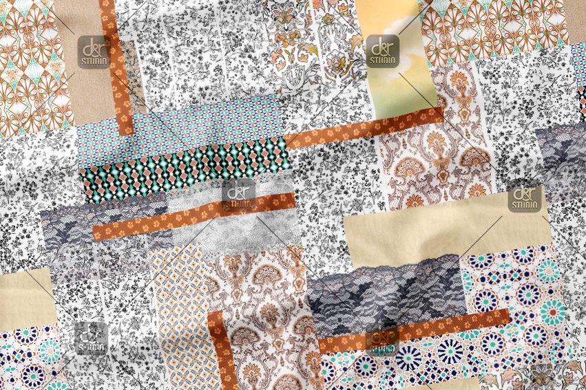  Patchwork pattern. Work commissioned by Division 4. Finally sold to October - Season: Spring 2016