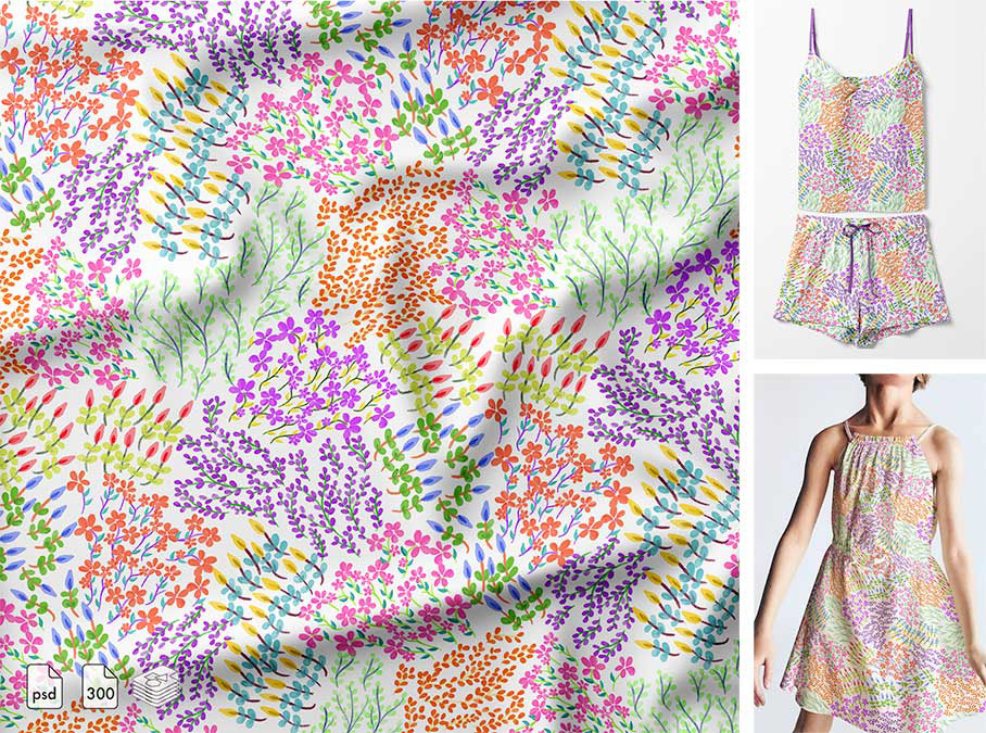 Premium 2024 surface pattern for commercial stock markets by d&r studio