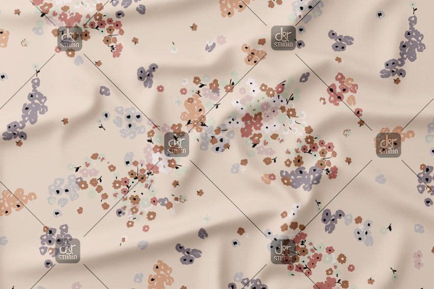 Speckled flower pattern. Work commissioned by New Arregui. Finally sold to Punt Roma - Season: Spring 2018