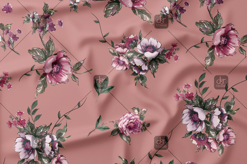 Flower pattern. Work commissioned by Finishes Lloret. Finally sold to Punt Roma - Season: Fall 2017