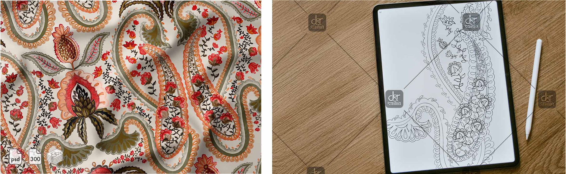 Premium 2023 surface pattern for commercial stock markets by d&r studio