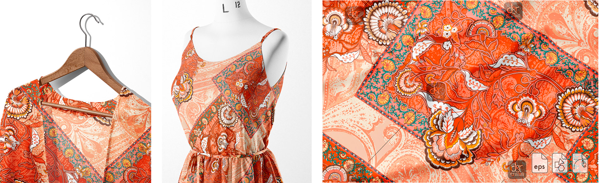 Premium 2021 surface pattern for commercial stock markets by d&r studio