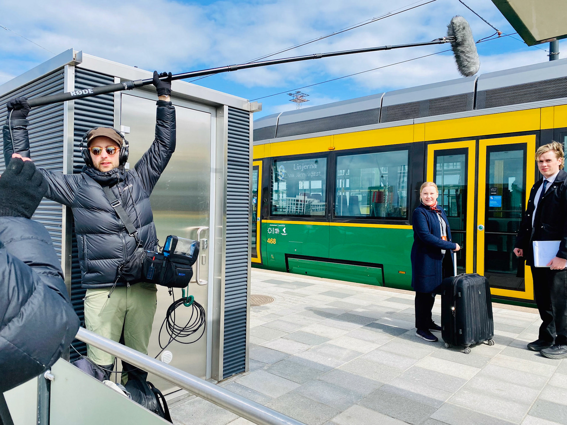 Filming Nuuskakeikka for Uneton2023