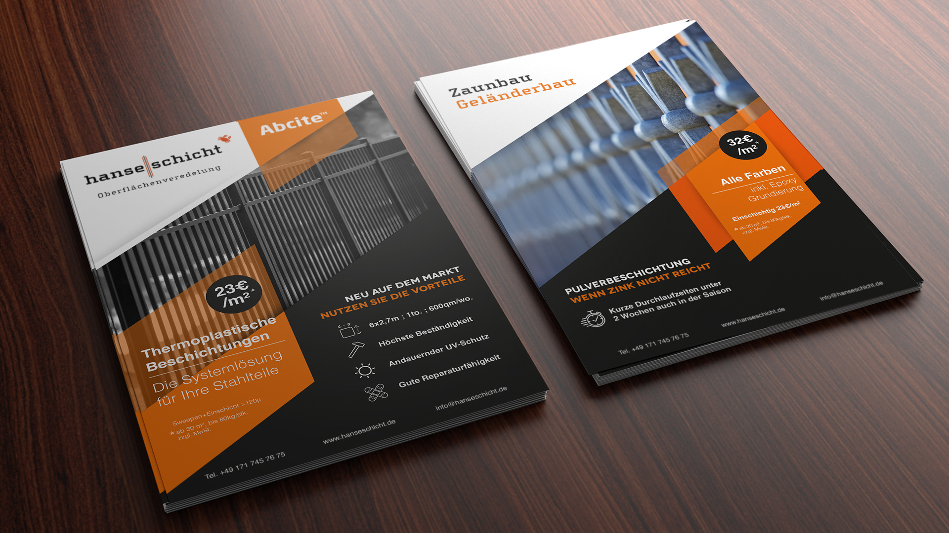 2-seitiger Flyer Din A4