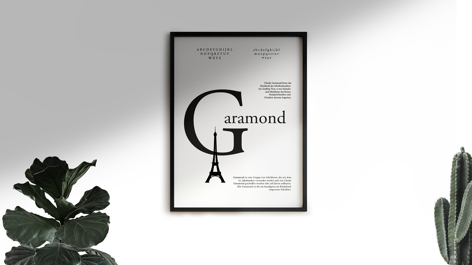 Schriften-Steckbrief Garamond
