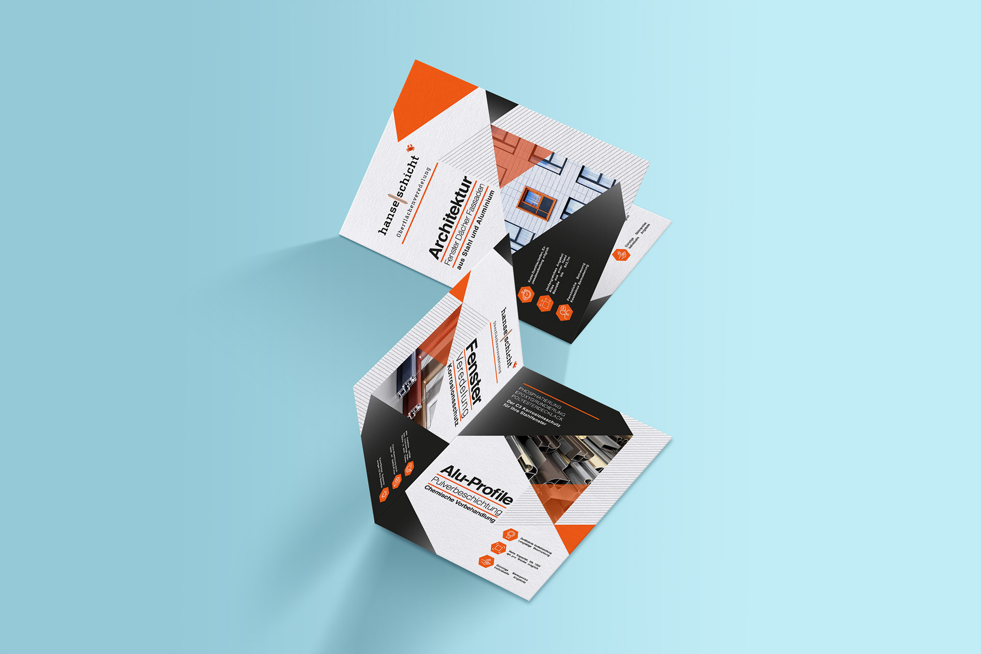 4-seitiger Flyer Din A4