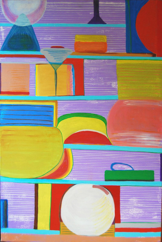 Theodosia Tamborlane - Pawnbroker's Window - acrylic - tamborlane.com