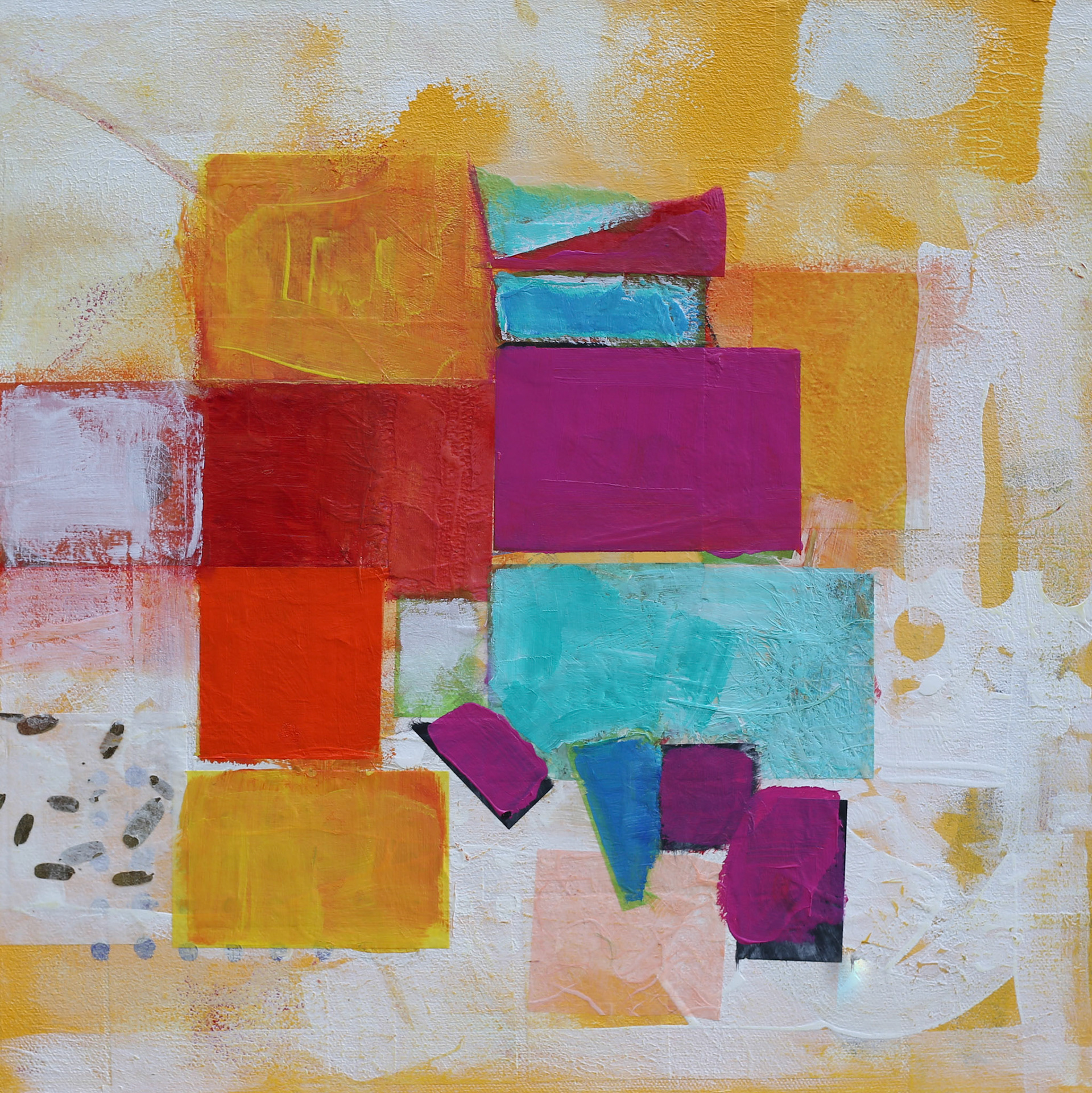 Dara Daniel - Working Together - acrylic