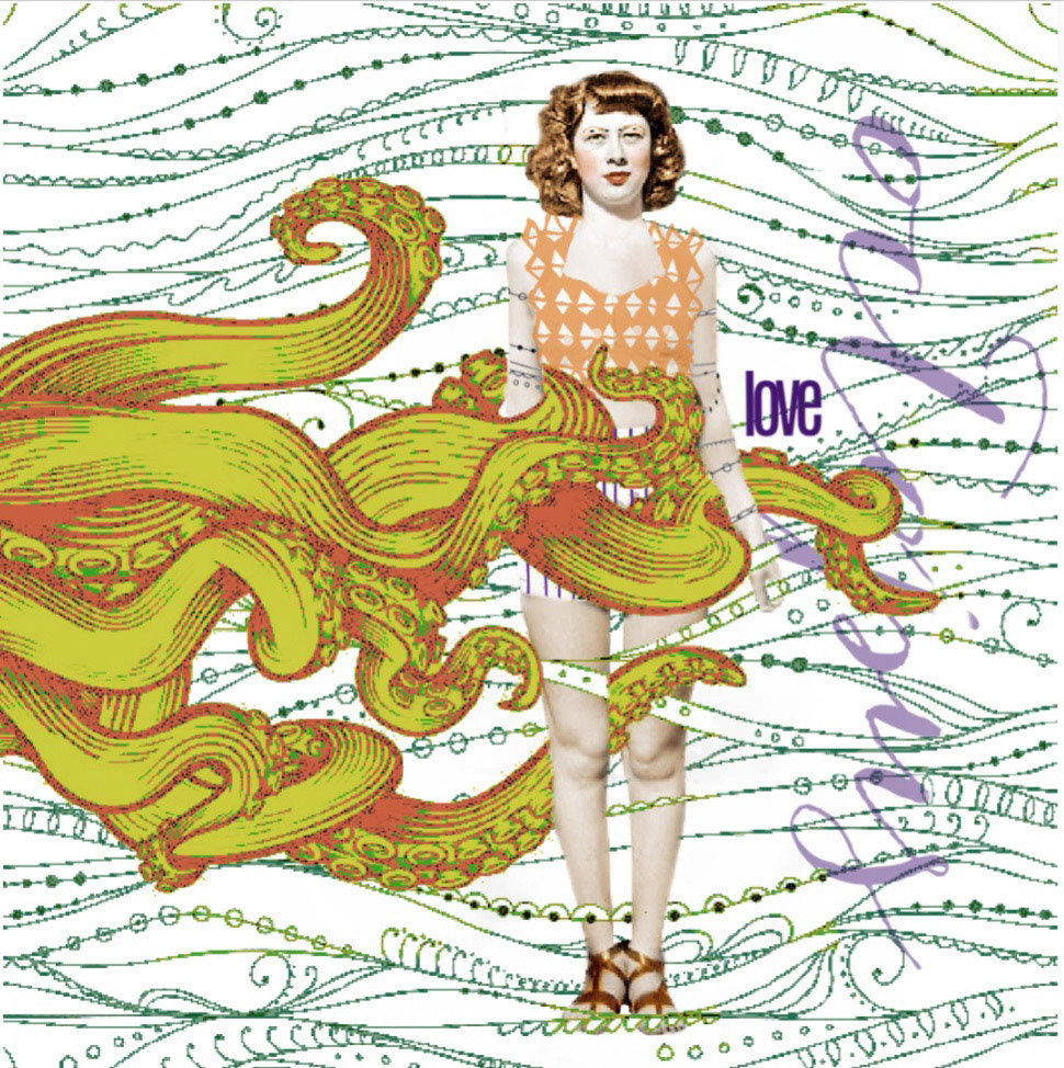 Wendy Schmidt [Recognized for Distinctive Interpretation of Theme]  |  Octopus Love  |  mixed media