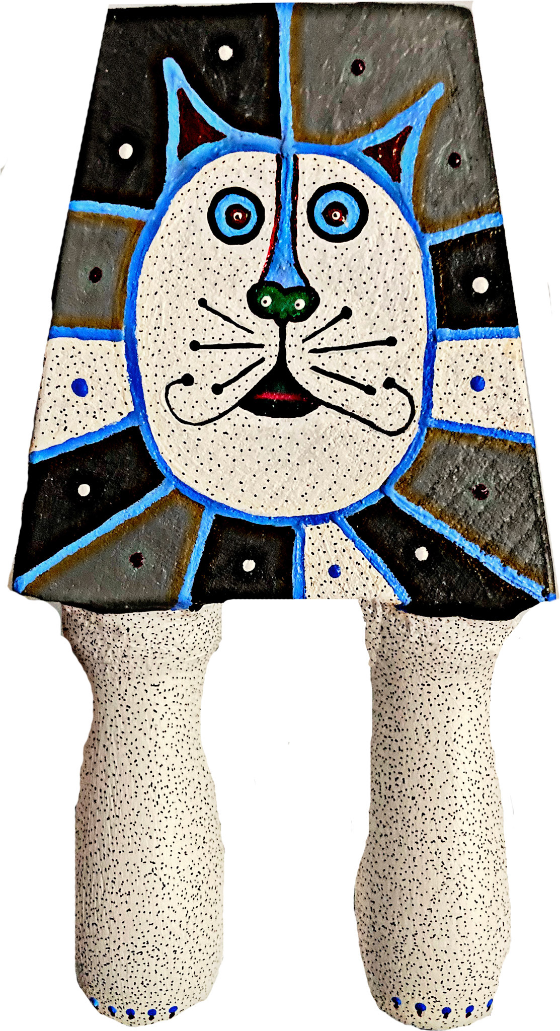 David Sheskin [Portfolio Artist]  |  Cat #4  |  painted wood