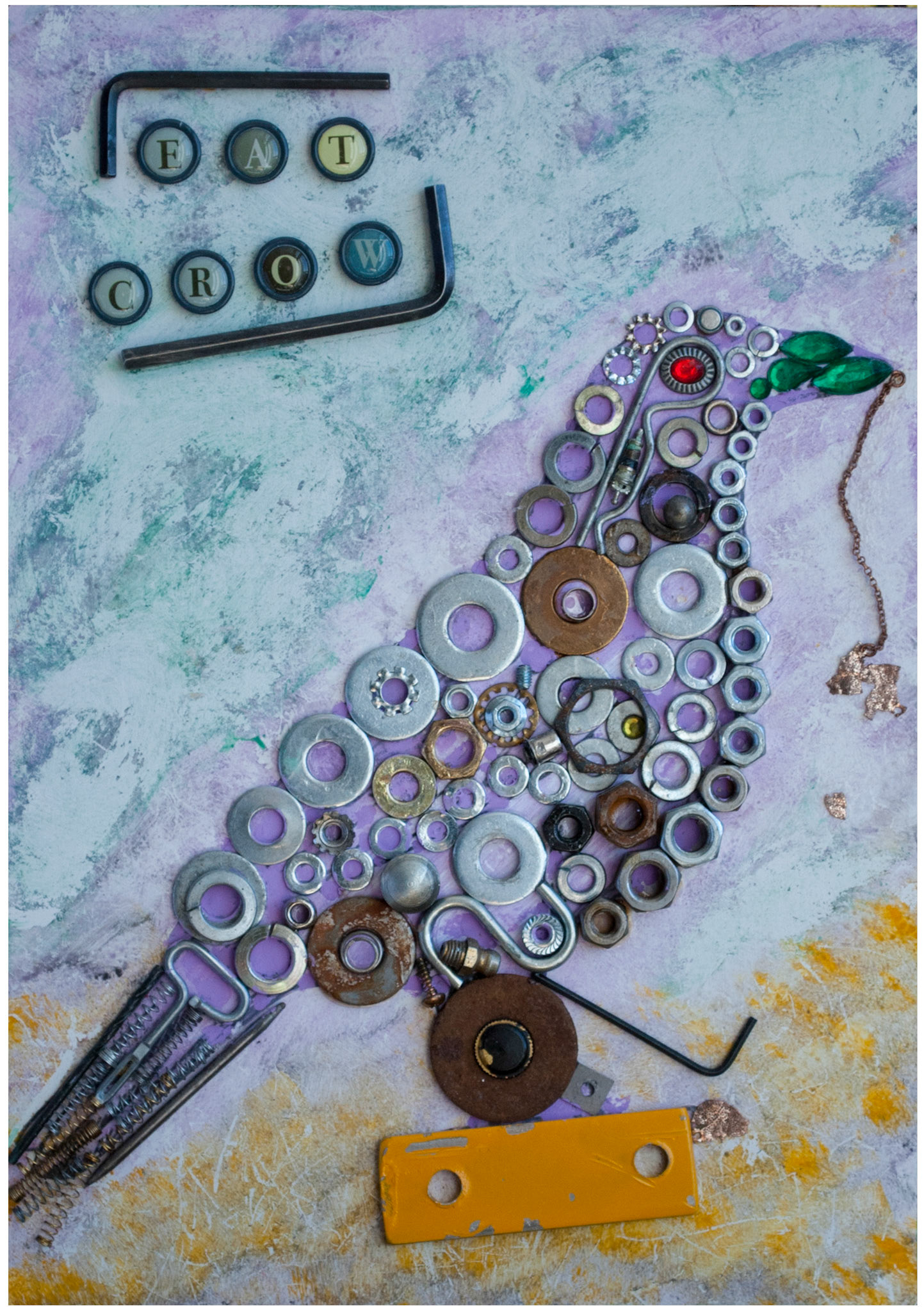 Shannon Kernaghan [Award for Exceptional Composition and Design] - Eat Crow - mixed media - www.shannonkernaghan.com