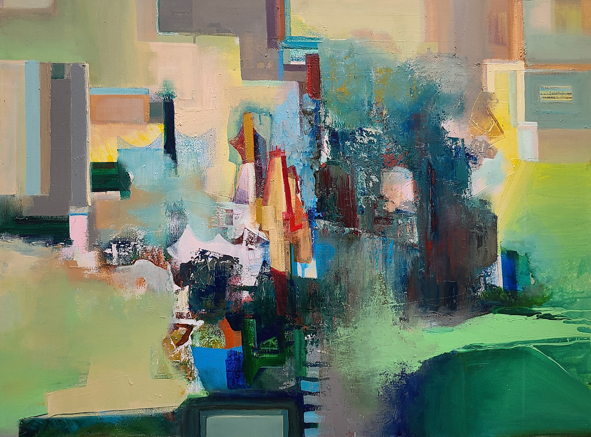 Alan Soffer - Urban Urges - acrylic - www.alansofferart.com