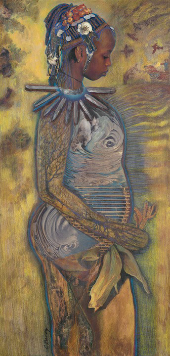 Cynthia Brody [Portfolio Artist]  |  African Icon  |  mixed media  |  www.cynthiabrodyart.com