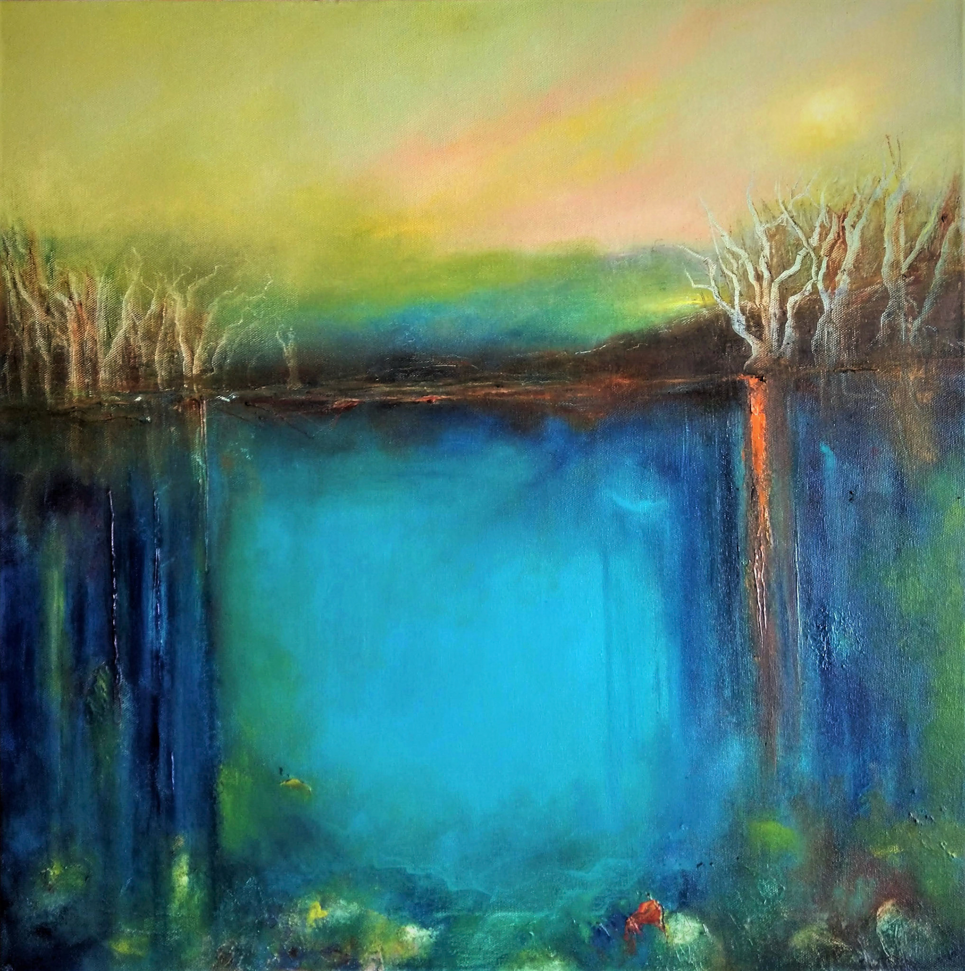Deepali Chaudhary - Cathartic Solitude - oil - deepaliartstudio.com