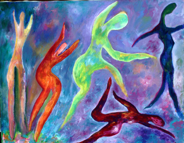 Rosalyn Kliot - Dancing Figures