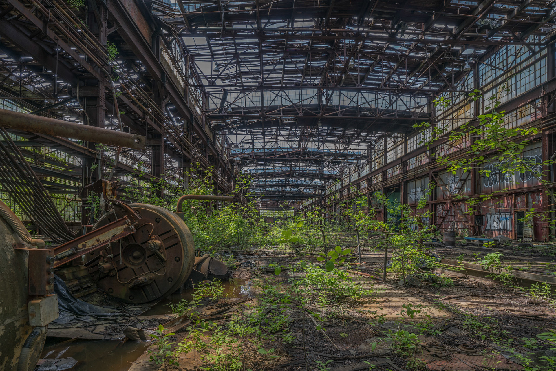 Diane Danthony [Best in Show]  [Portfolio Selection] - All the Iron Horses, Repair Facility - photography - www.dianedanthonyphotography.com