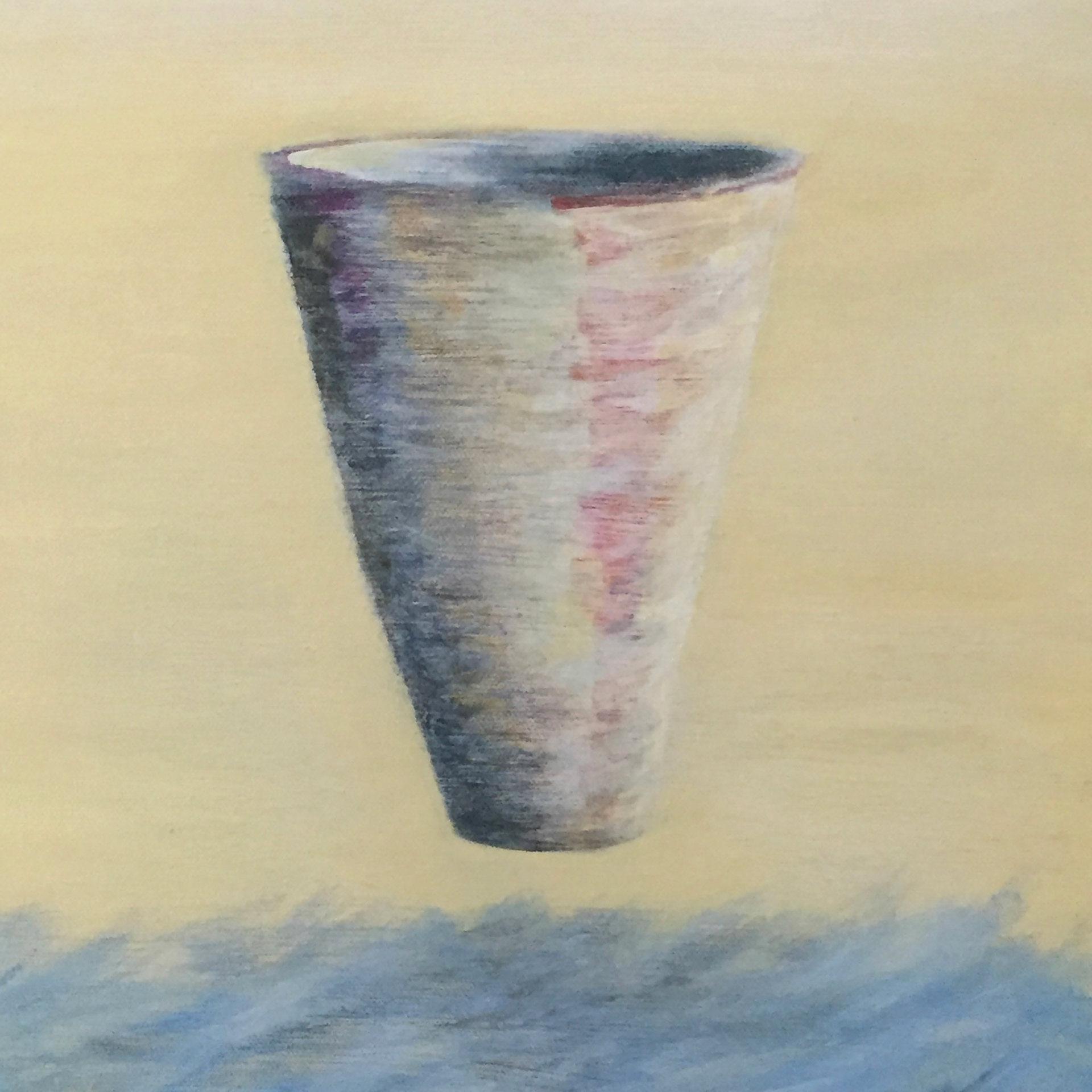 Lauren Rader [Portfolio Selection] - Flying Cup - acrylic on canvas - laurenraderart.com