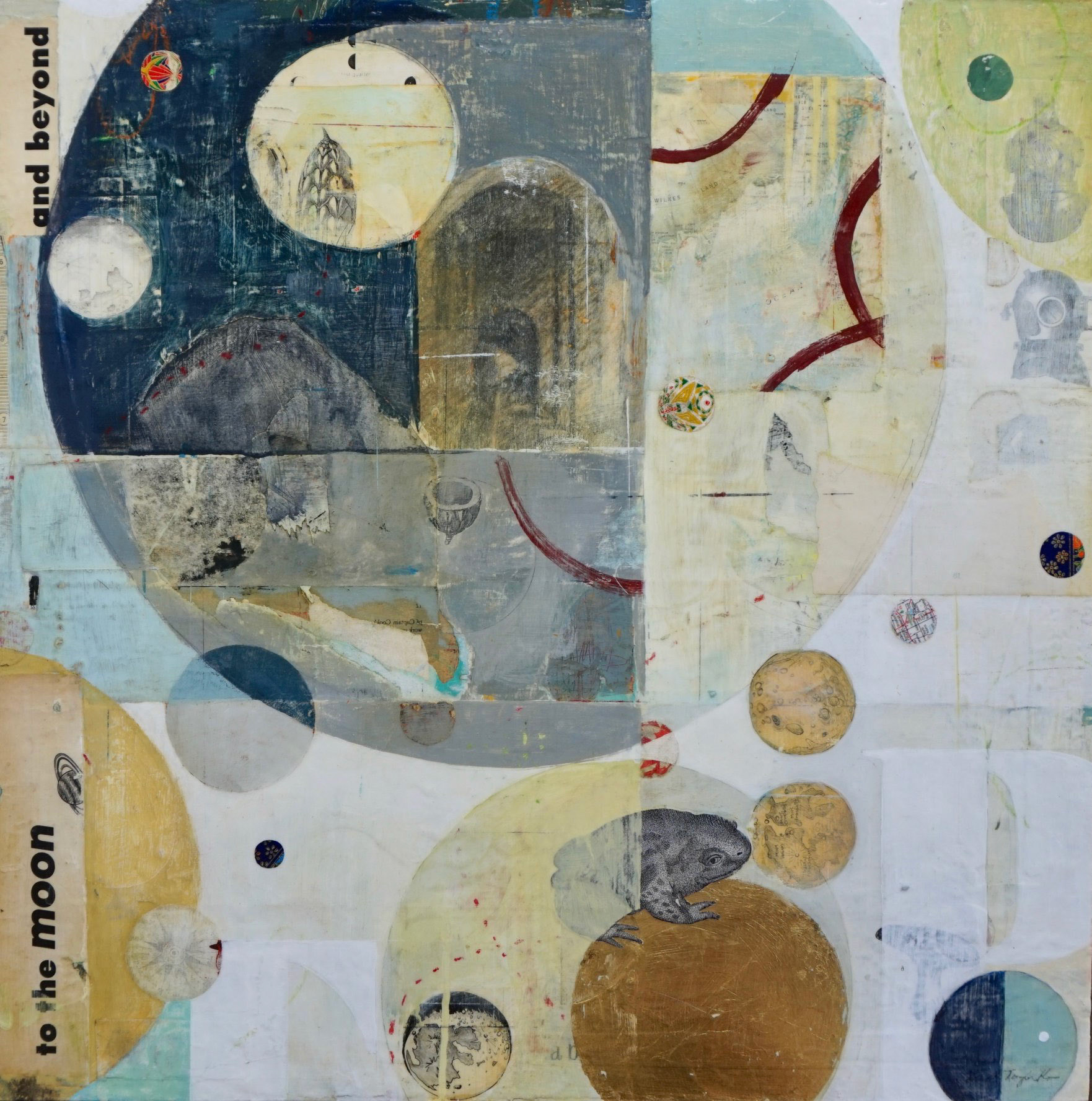 Sarah Ko - Her Own Cleverness - mixed media - www.sarahtaylorko.com