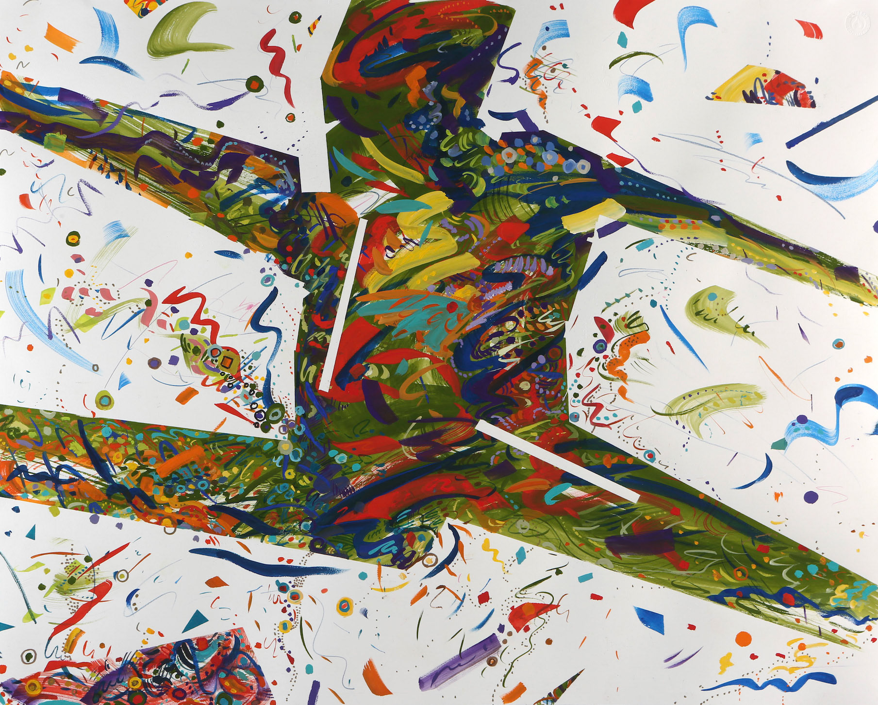 Award for Uniqueness of Concept and Originality - Abby Zonies - Leap for Joy - mixed media - www.abbyzonies.com