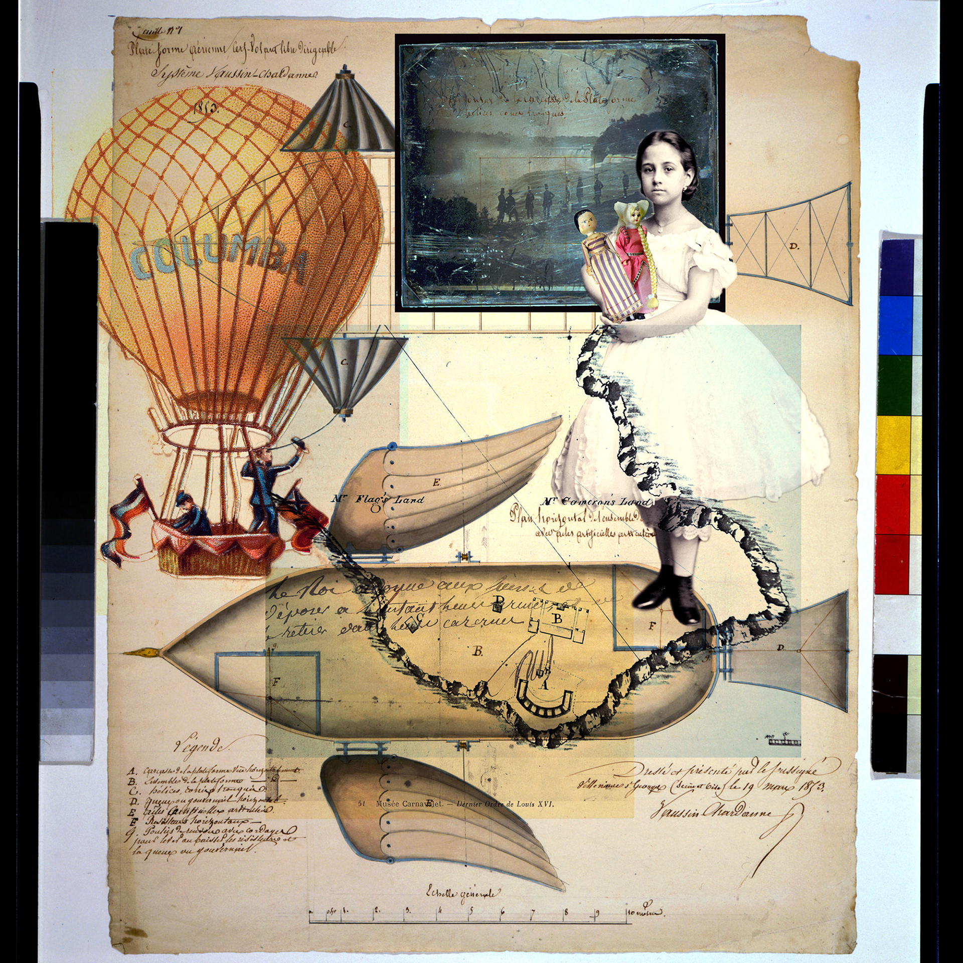 MJ Edwards [Portfolio Artist]  |  The Bride Not Yet Stripped Bare by Her Bachelors Even  |  digital montage  |  www.mjedwards.ca