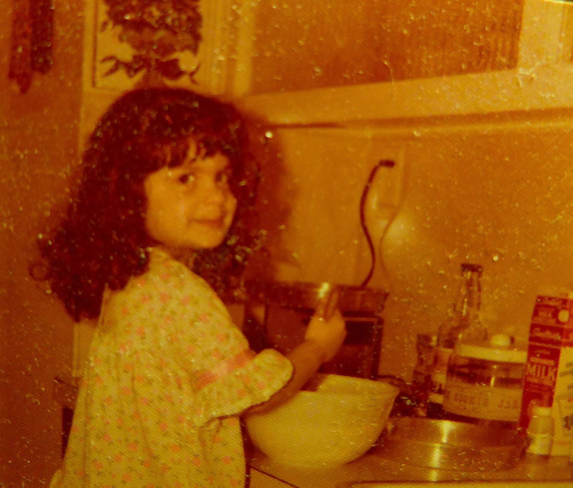 Renee Cohen - Retro Abstract of the Baker - mixed media