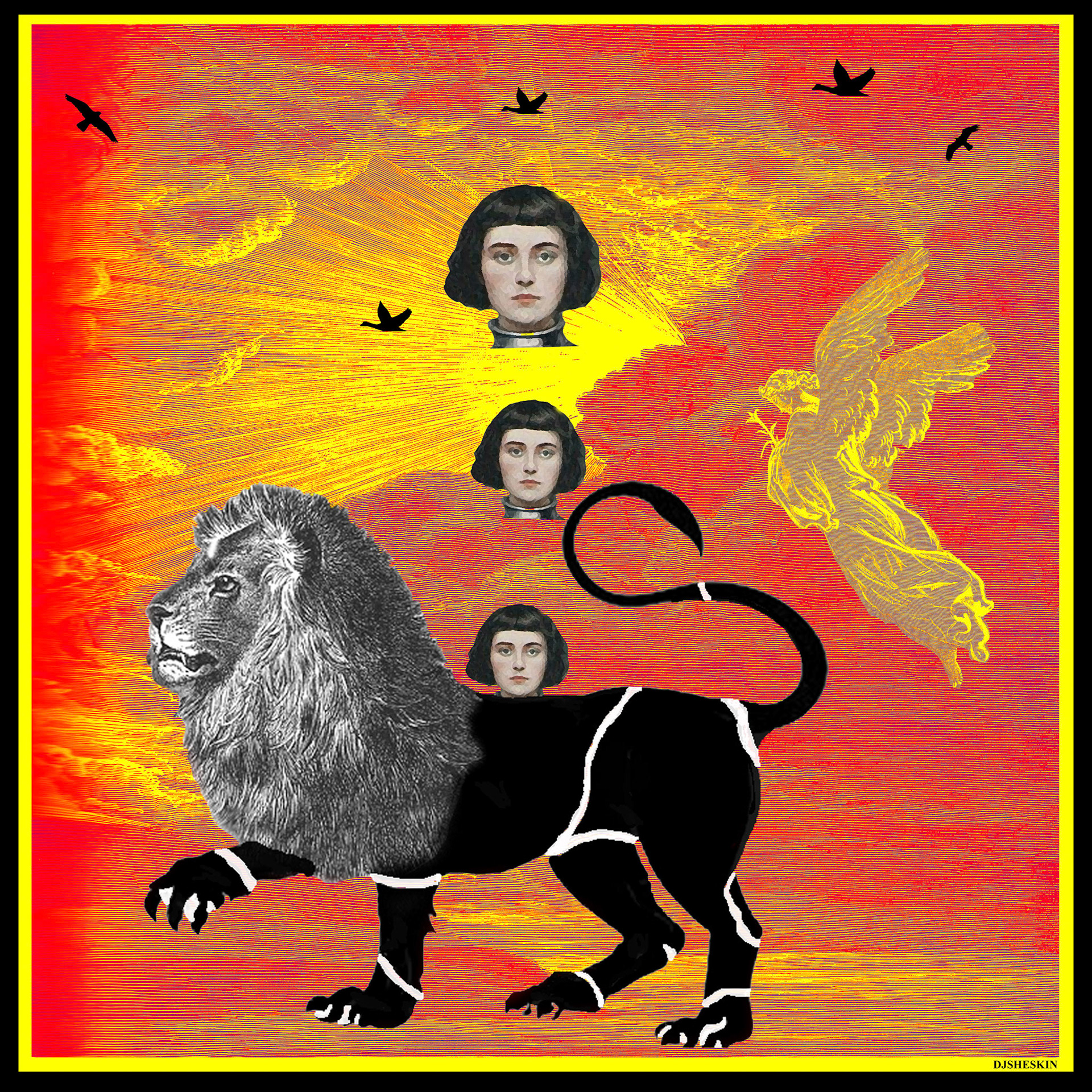 AWARD FOR UNIQUENESS OF CONCEPT AND ORIGINALITY - David Sheskin - The Reincarnation of Joan of Arc As a Lion Outside the Den of the Taliban