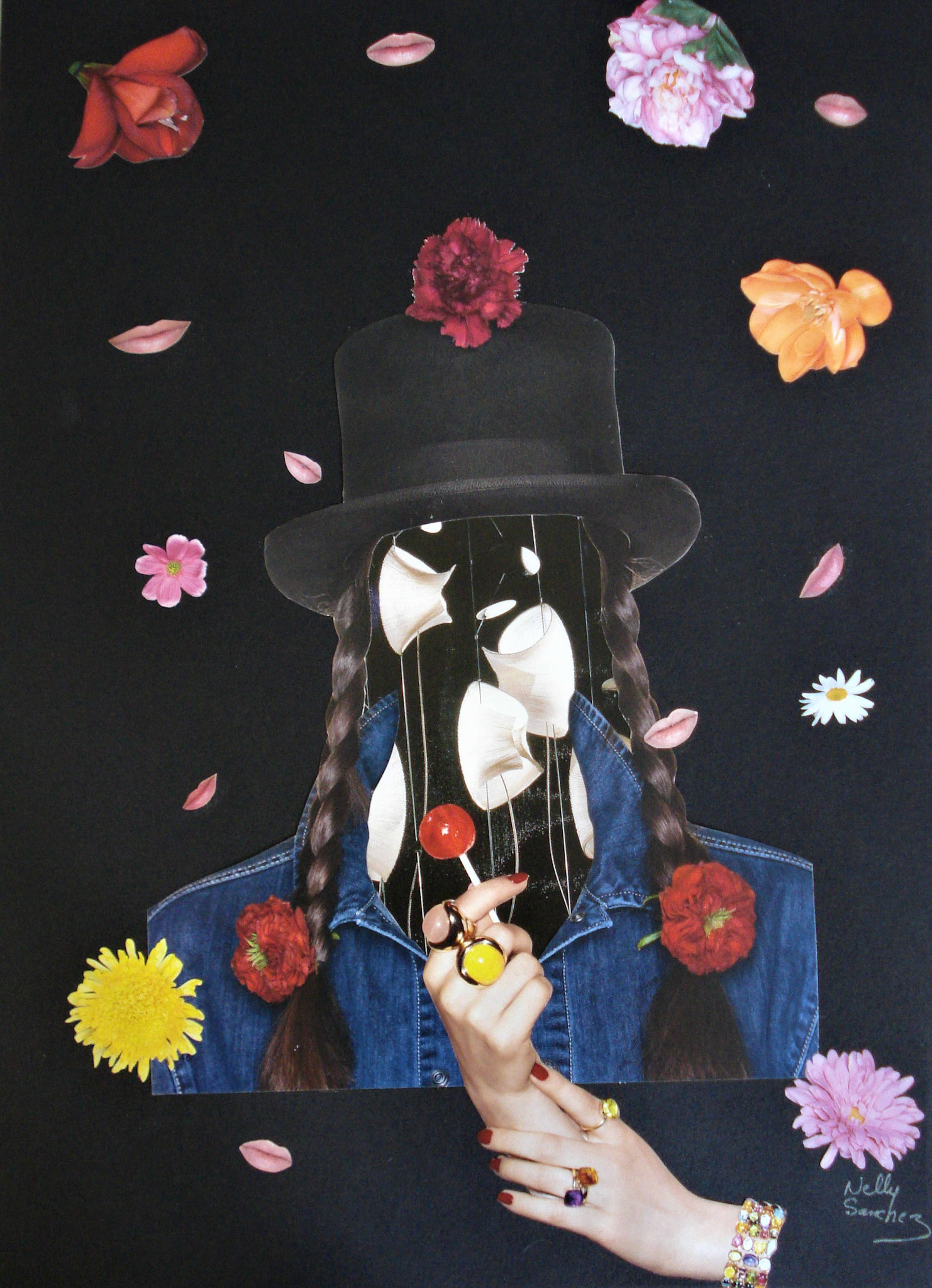 Nelly Sanchez - La_Bien-aimée - mixed media - www.nellysanchez.fr