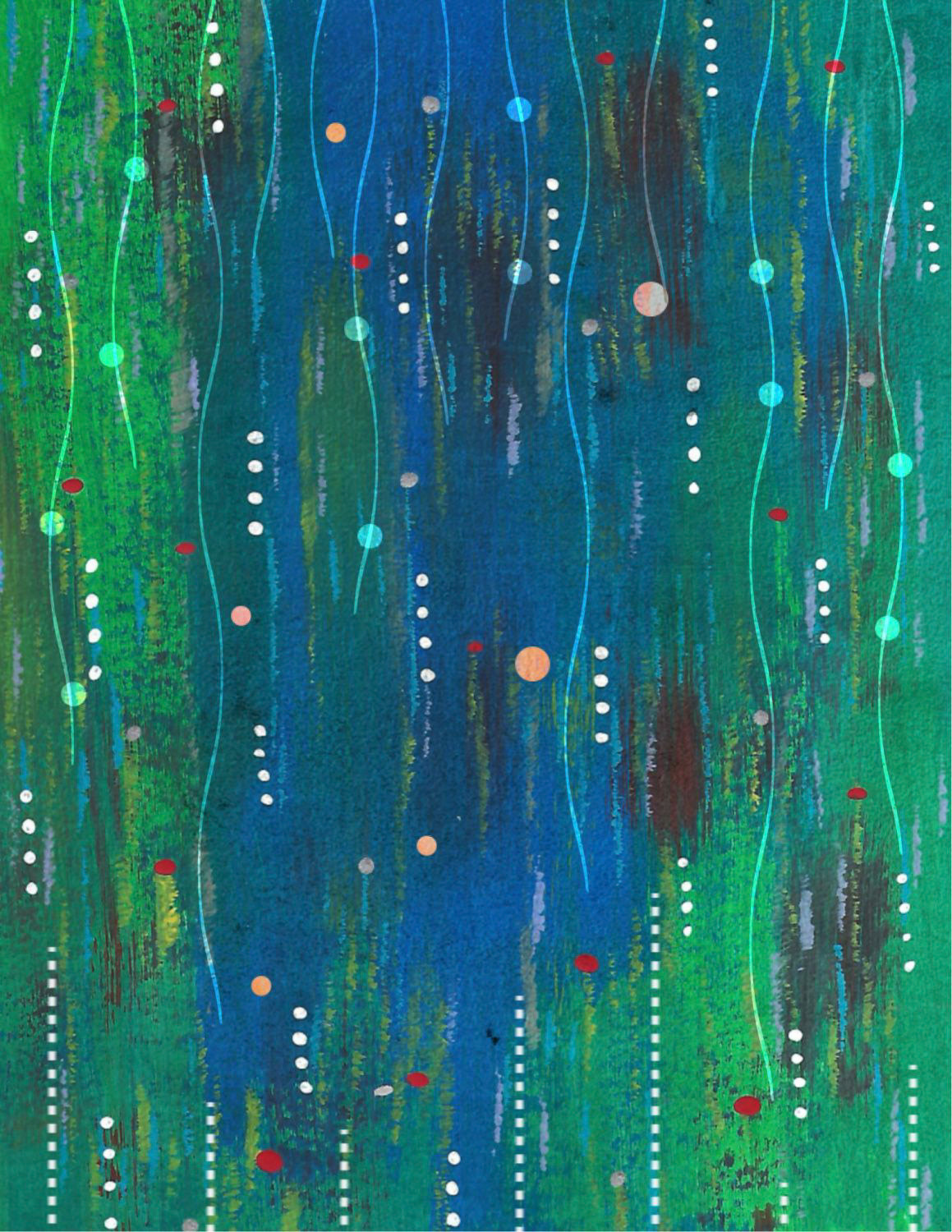 Diamante Lavendar  -  Threads of Hope  -  mixed media digital art  -  diamante-lavendar.pixels.com