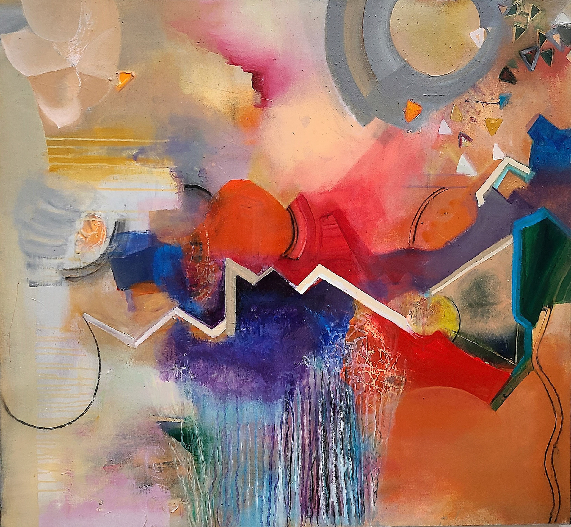 Alan Soffer - Spring Dreaming - acrylic - www.alansofferart.com