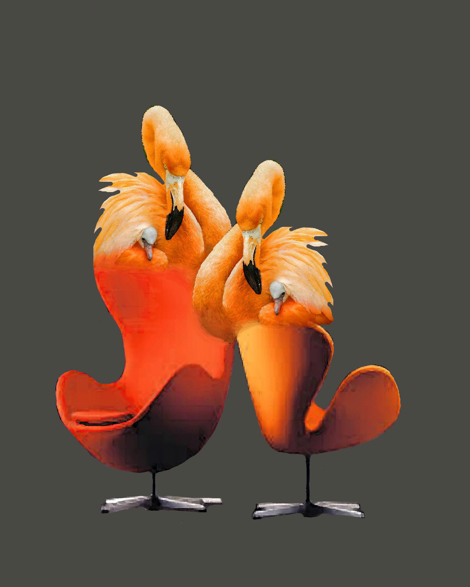 Judith Present [Award for Uniqueness of Concept and Originality] - Flamingo Chairs - judithpresent.zenfolio.com