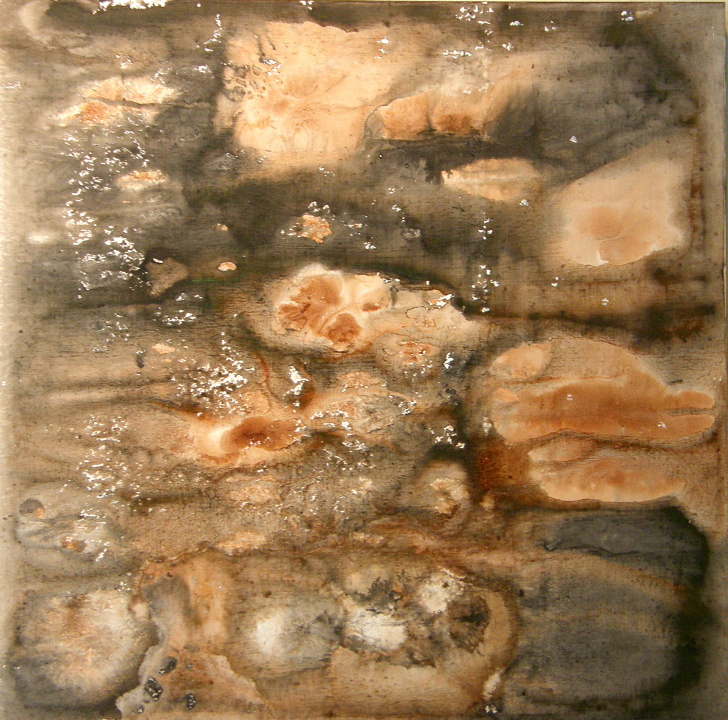 Carolyn WarmSun - Wall of the Ancient City - acrylic - www.warmsunart.com