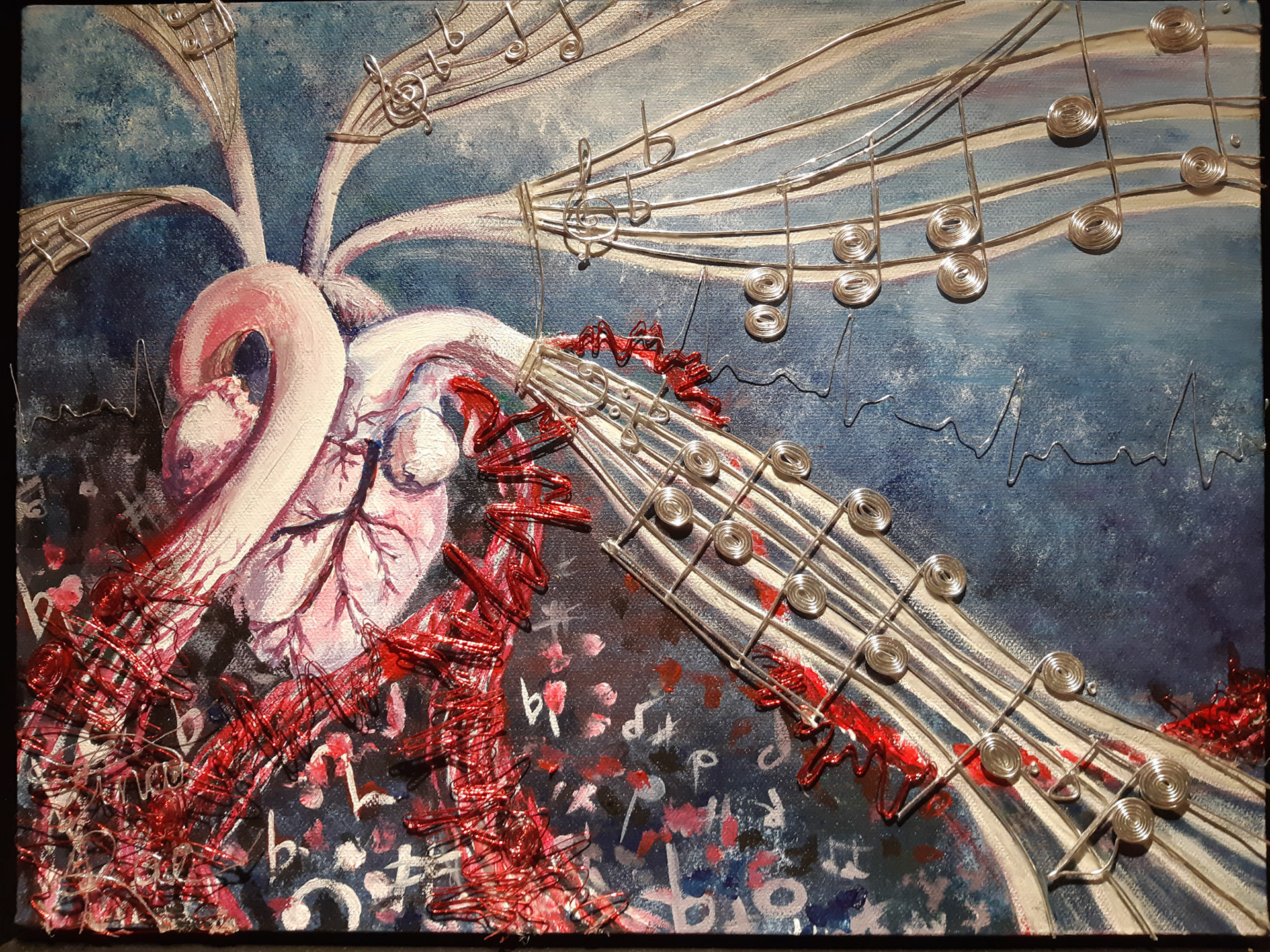 Tina Rae - Then Sings My Soul - mixed media