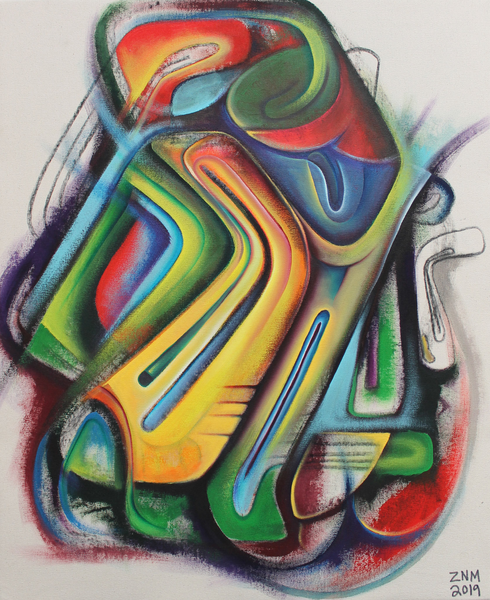 Zachary McRae - Untitled - oil - www.behance.net/znmartsb188
