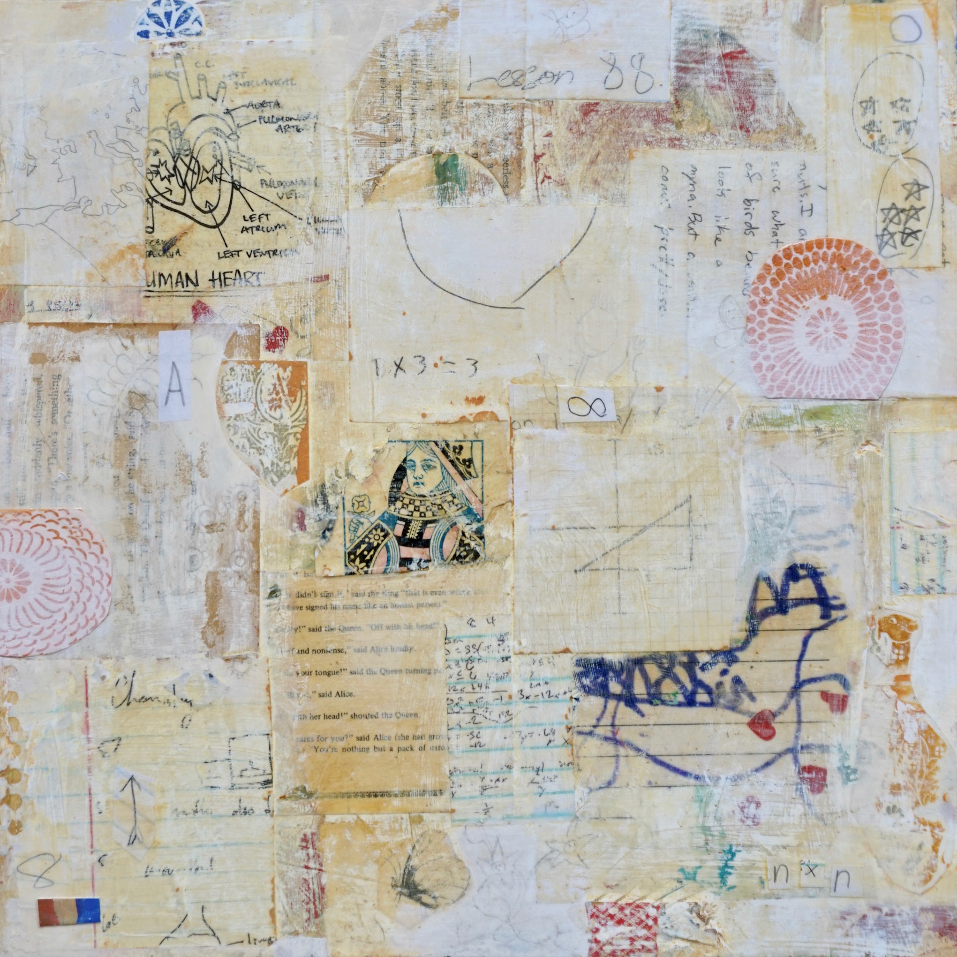 Sarah Ko - The Queen's Problem - mixed media - www.sarahtaylorko.com