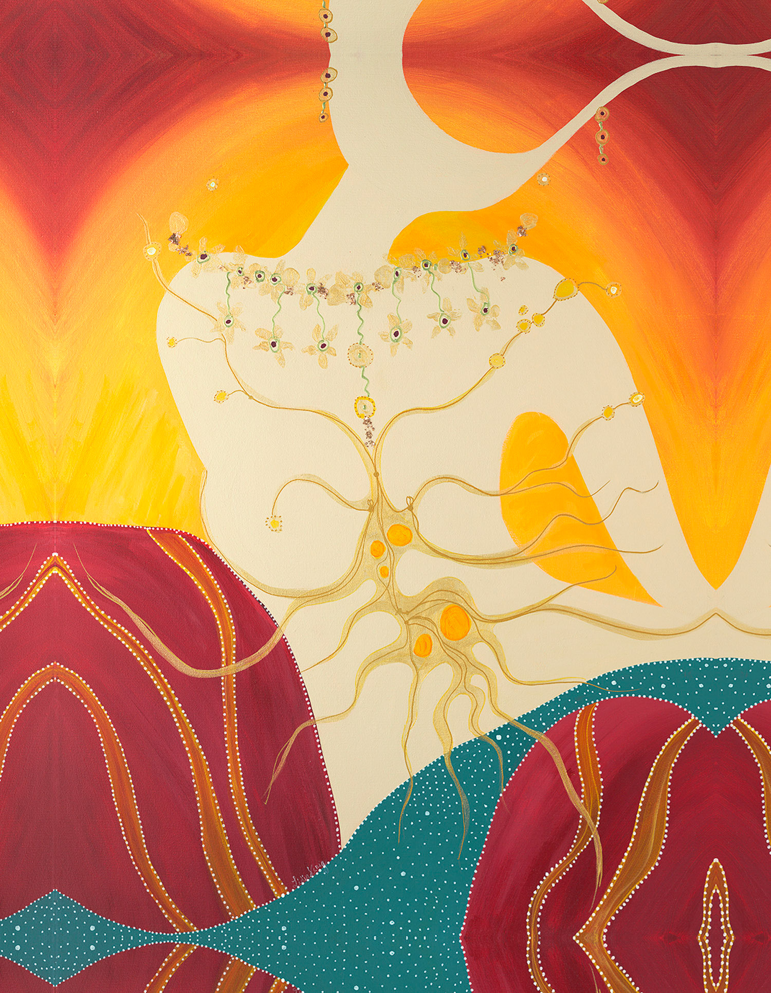 Lidia Kenig-Scher - Inviting Divine Light - acrylic - ww.lidiascherart.com