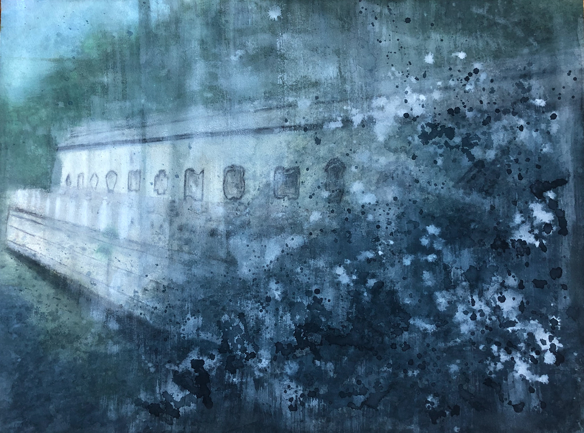 Amanda Chang - Memories through the Windows - watercolor - amandachangnyc.com