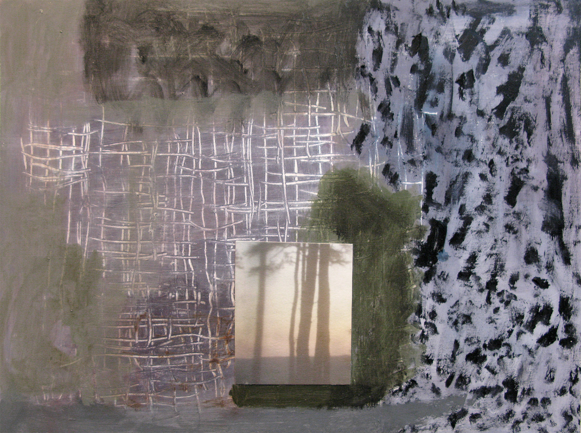 Portfolio Selection - Cary Loving - Grove - acrylic and photograph on wood panel - caryloving.com