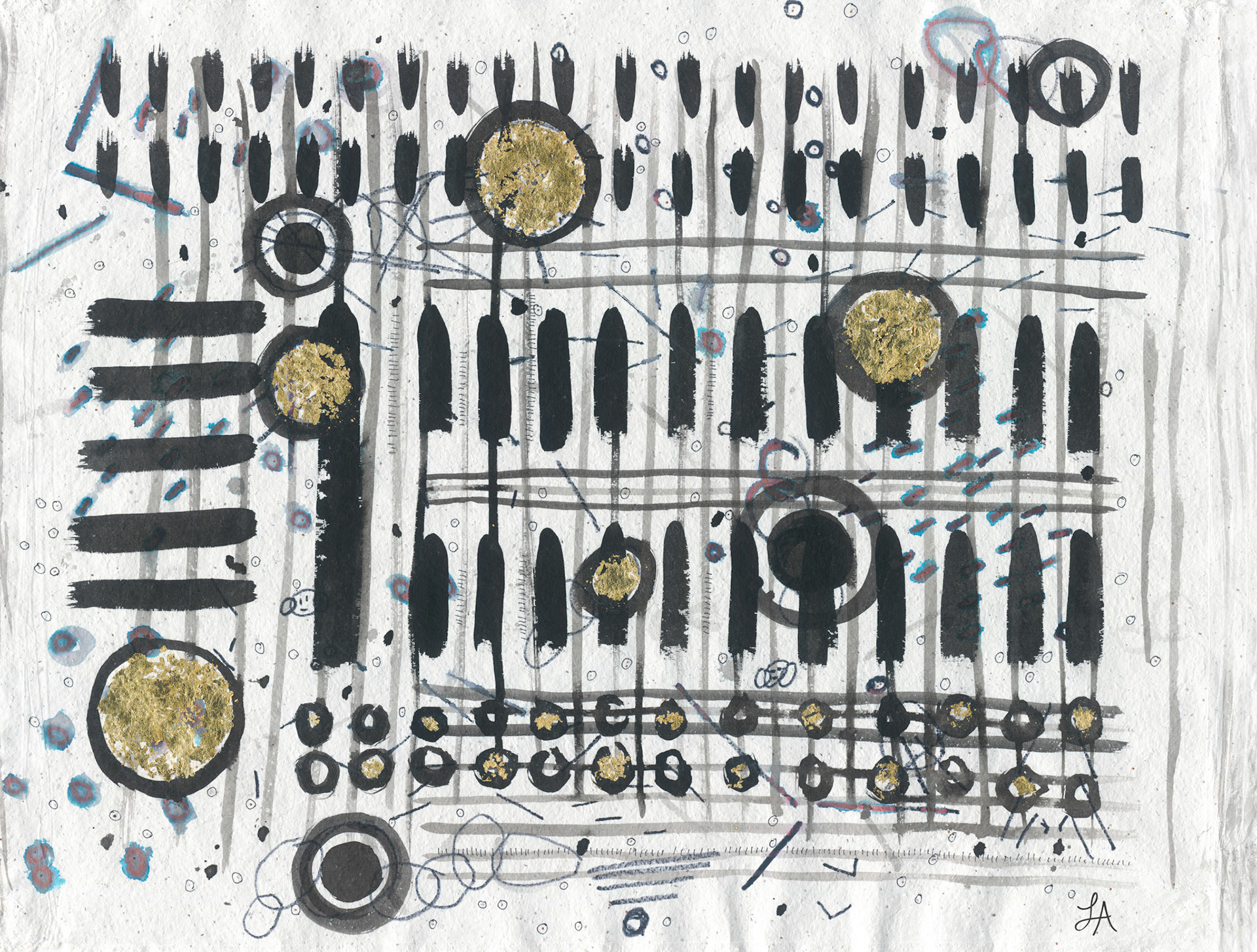 Lori Arbel [Portfolio Artist]  |  Notes and Keys  |  mixed media  |  www.loriarbel.com