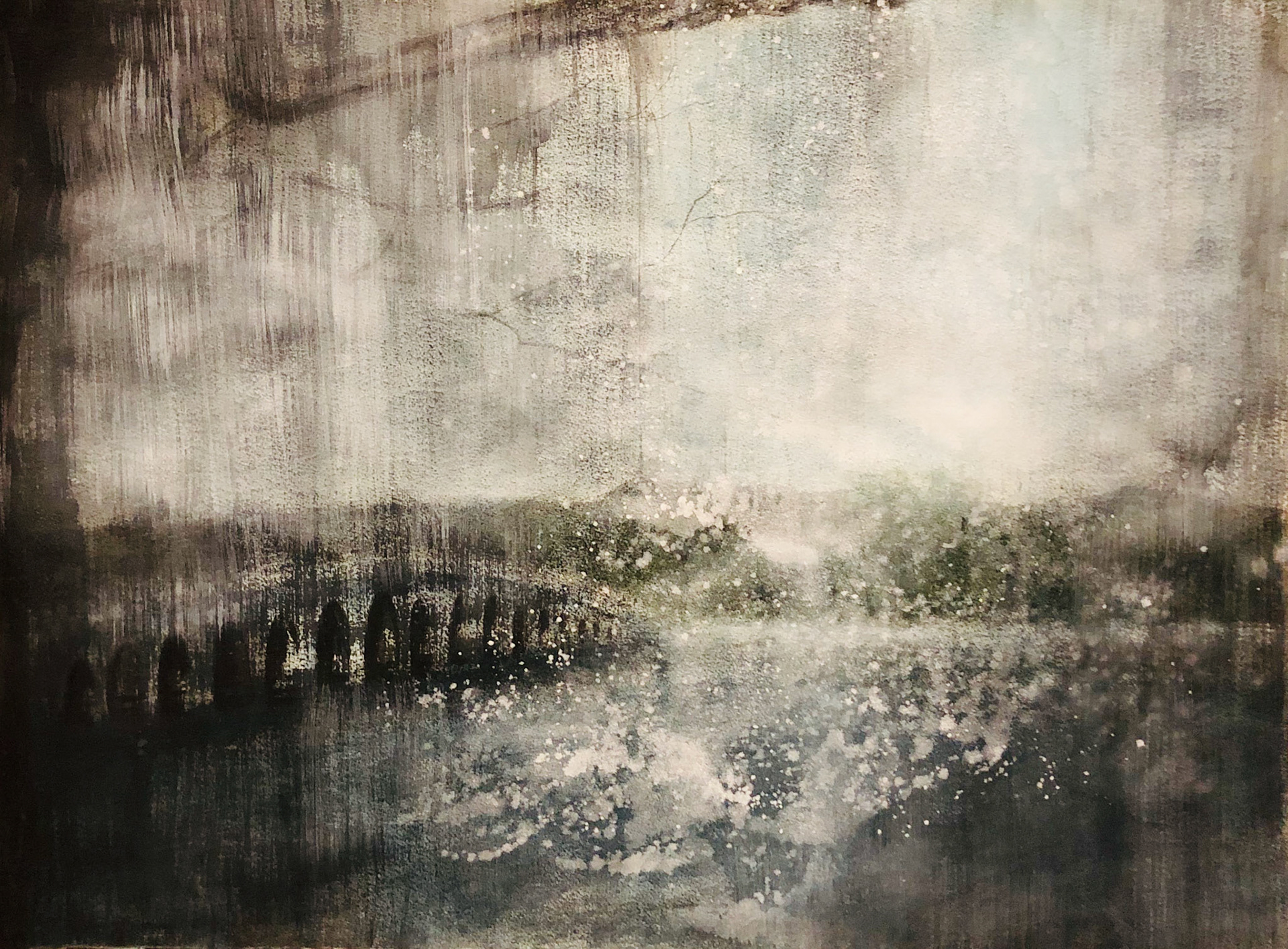 Amanda Chang - Bridge the Thoughts - watercolor - amandachangnyc.com