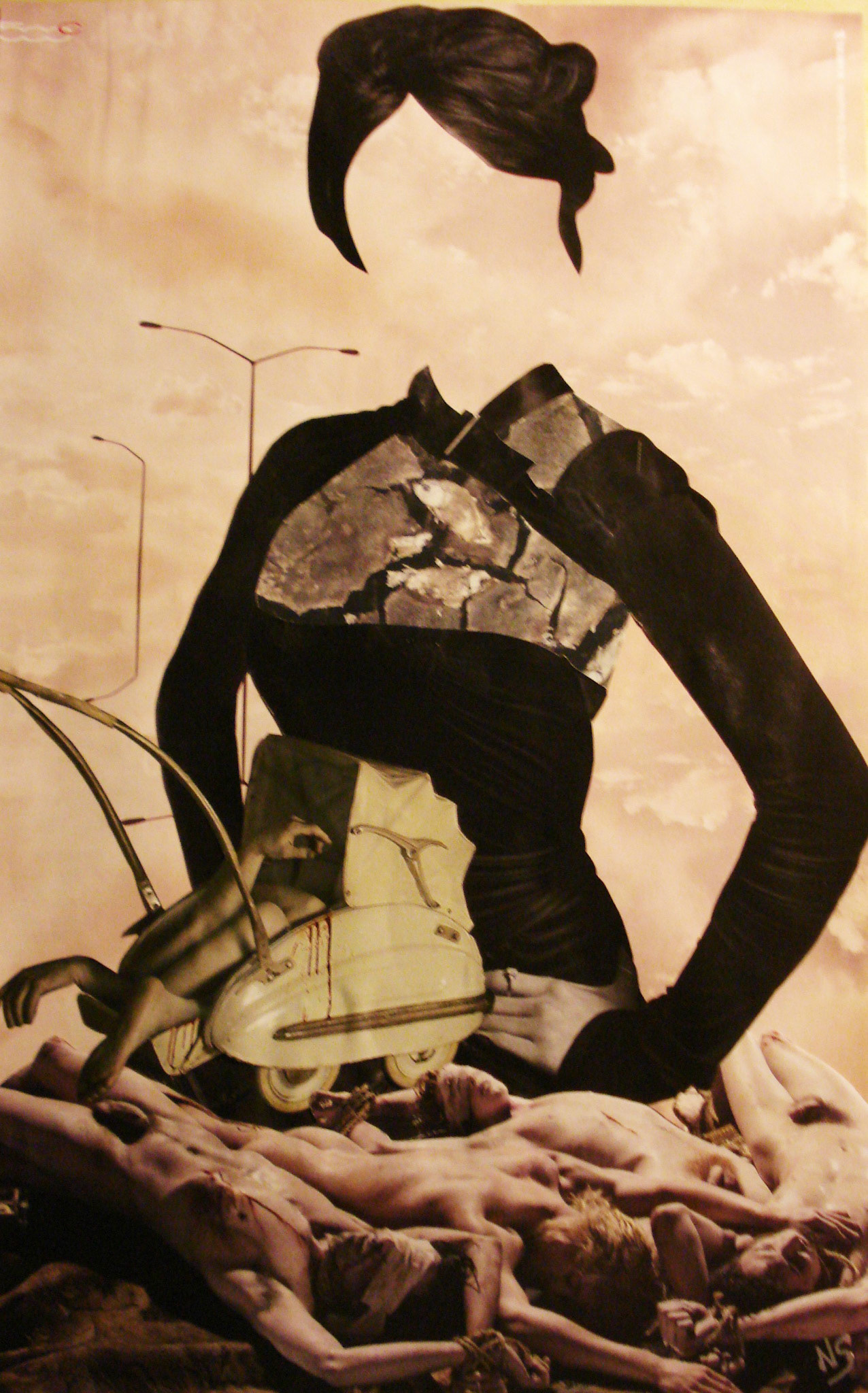 Nelly Sanchez - Cassandre - mixed media - www.nellysanchez.fr