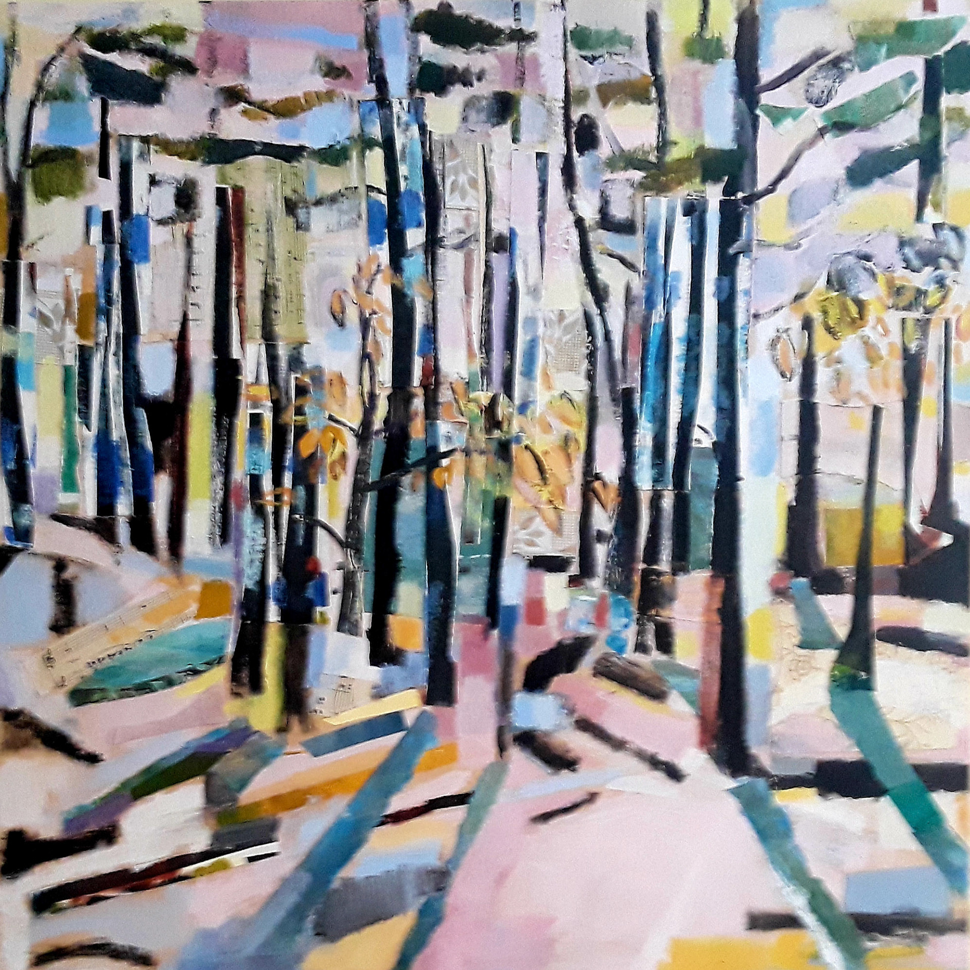 Robin Brooks  -  Wintering  -  mixed media  -  www.robinbrooksart.com