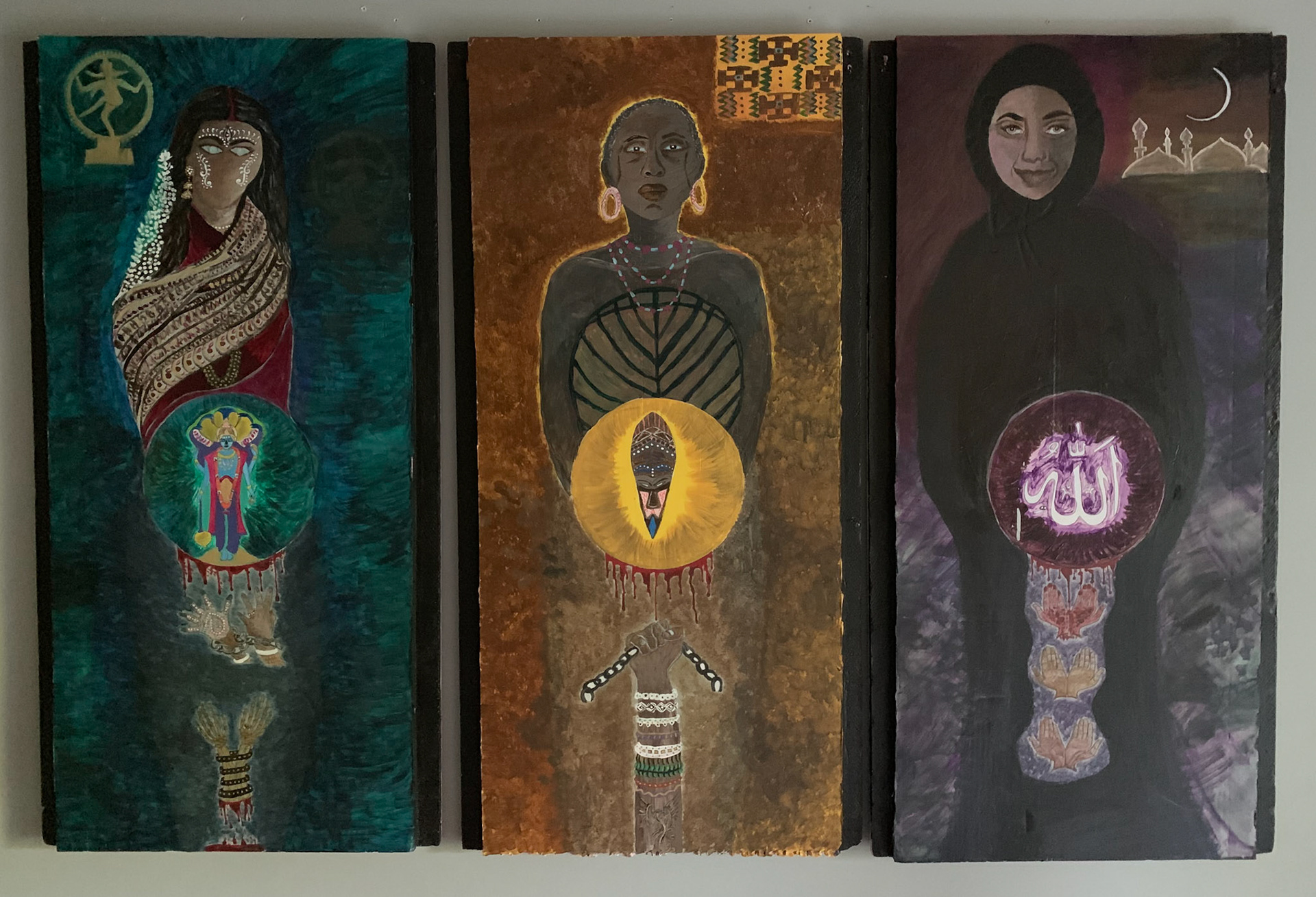Kamakshi Murti - The Rise and Fall of Patriarchy - mixed media - kmurti.com