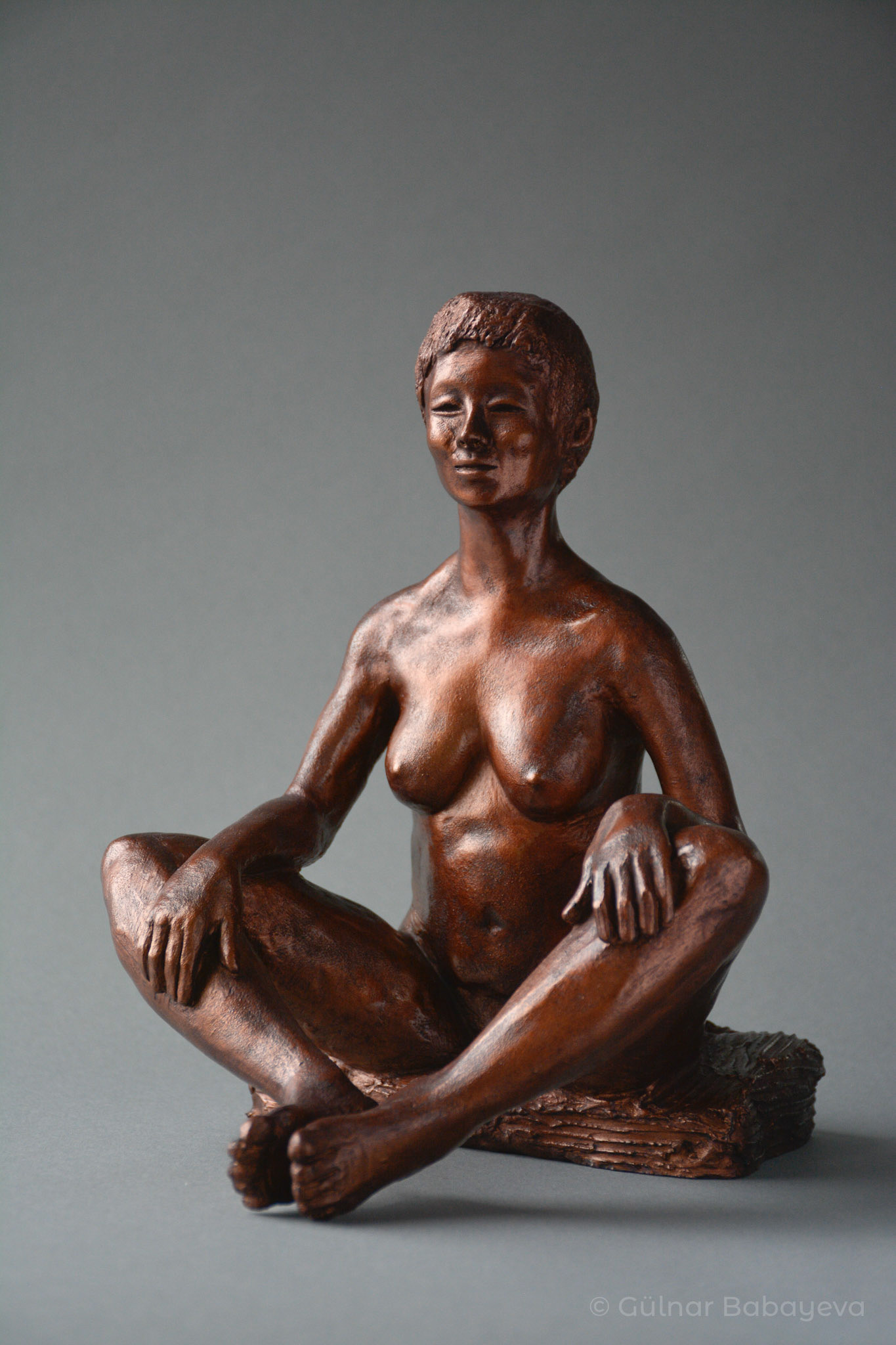 Gulnar Babayeva  -  Embracing Solitude  -  ceramic  -  gulnarbabayeva.com
