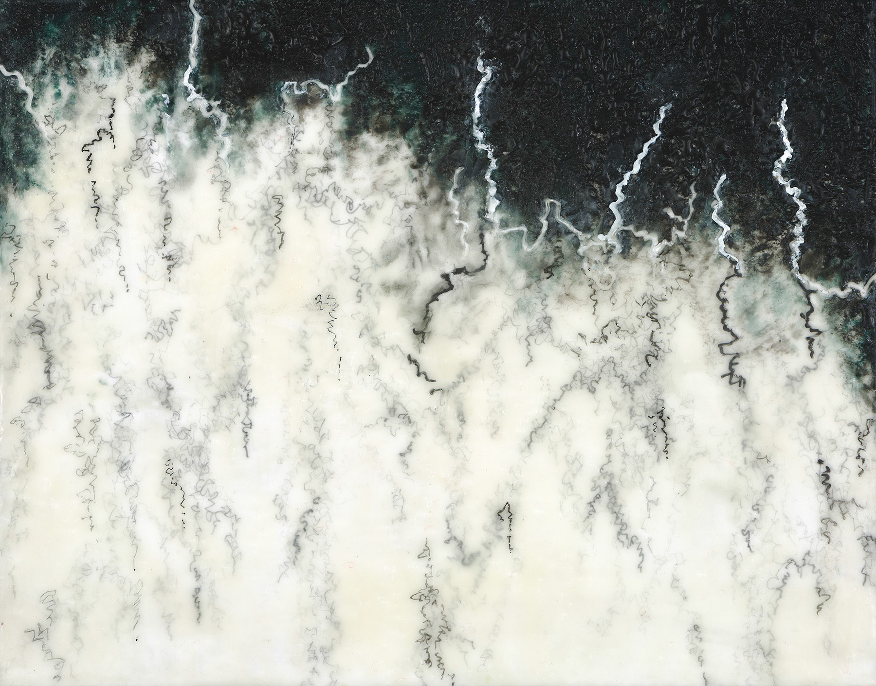 Candace Law - No Signal Just Noise - mixed media - candacelaw.com