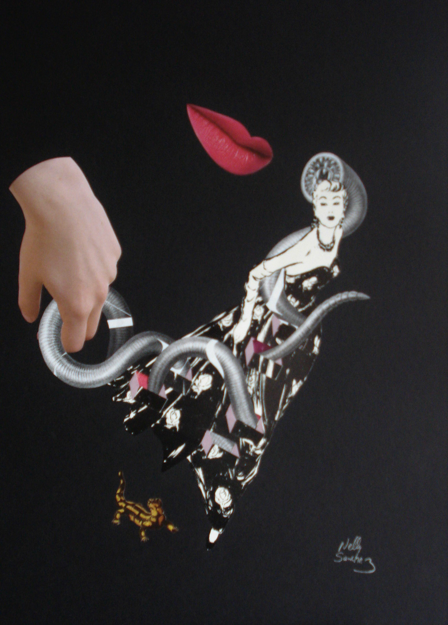 Nelly Sanchez - La Femme à tiroirs - mixed media - www.nellysanchez.fr
