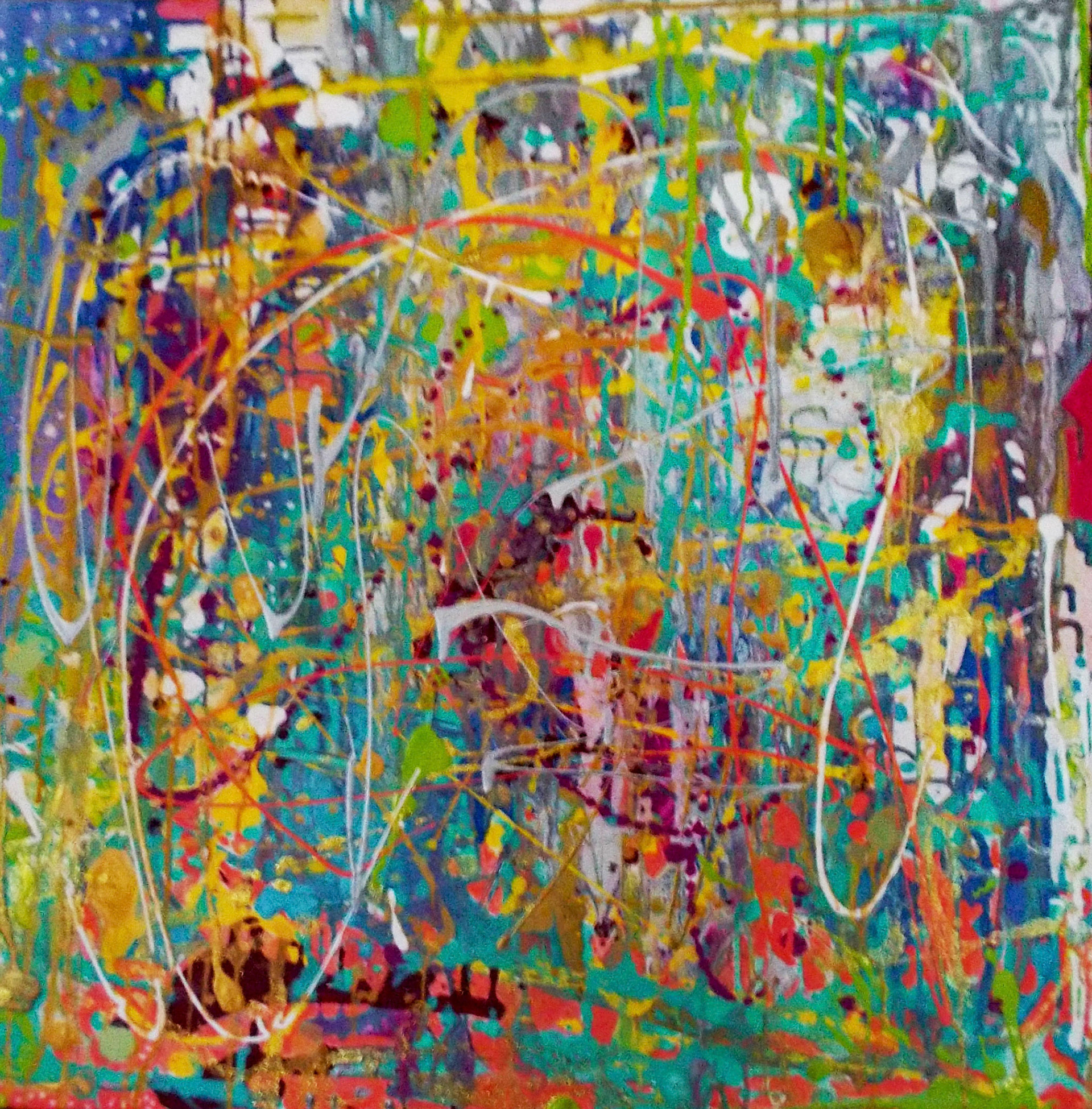 Portfolio Selection - Rosalyn Kliot - Abstract Multi - mixed media