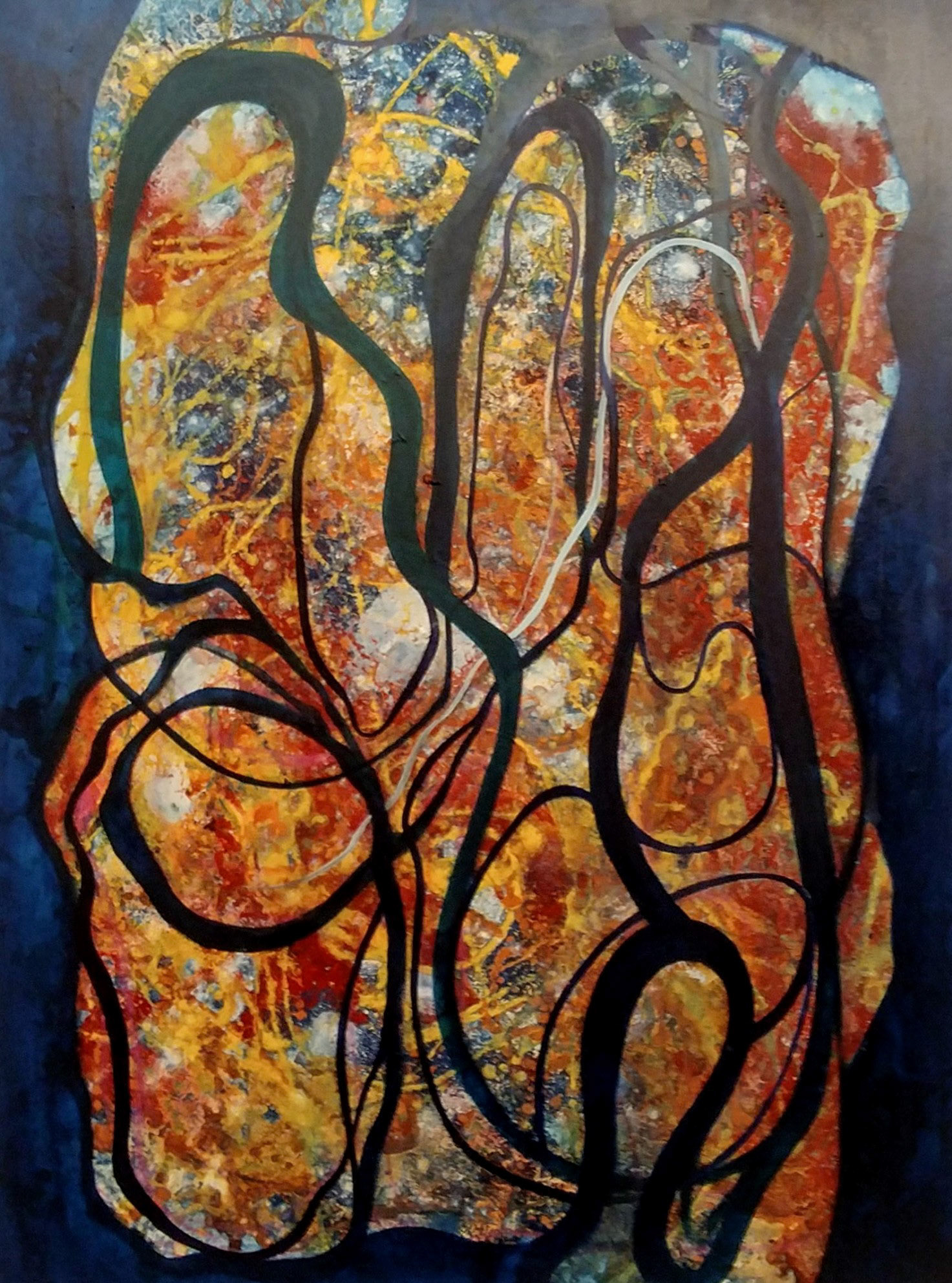 Portfolio Selection - Kiera Stuart - Everything Is Connected - oil and acrylic on canvas - kierastuart.me