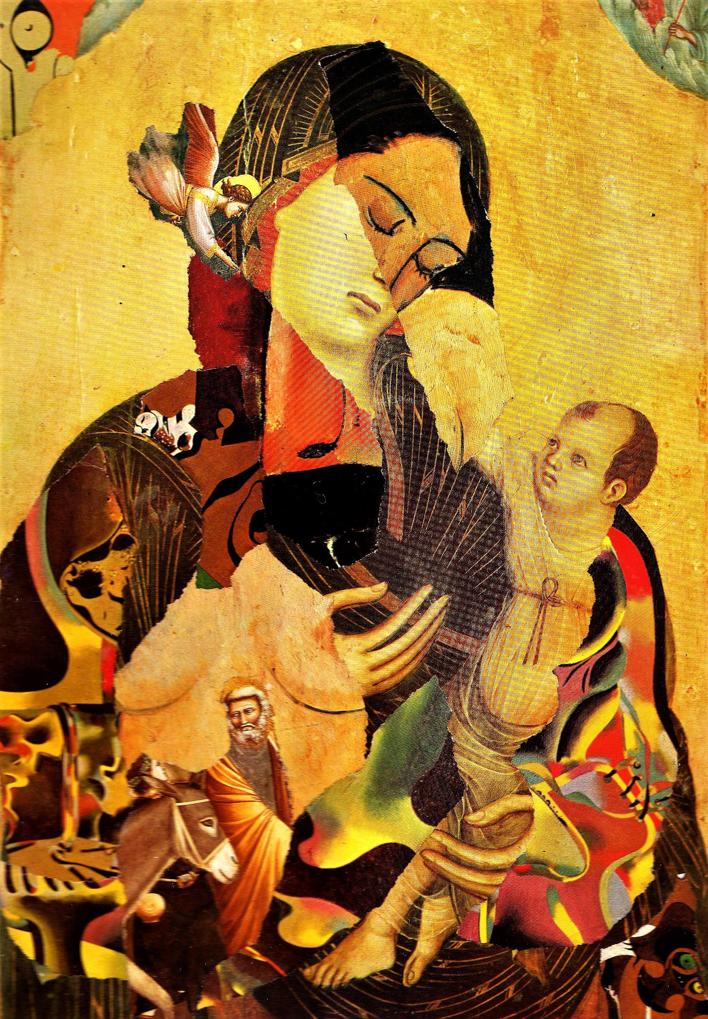 Janina Aza Karpinska - MaMaDonna - mixed media