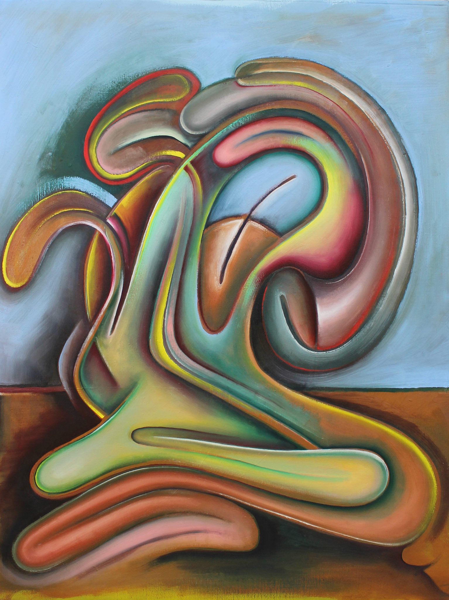 Zachary McRae - Meltdown Clown - oil - www.behance.net/znmartsb188